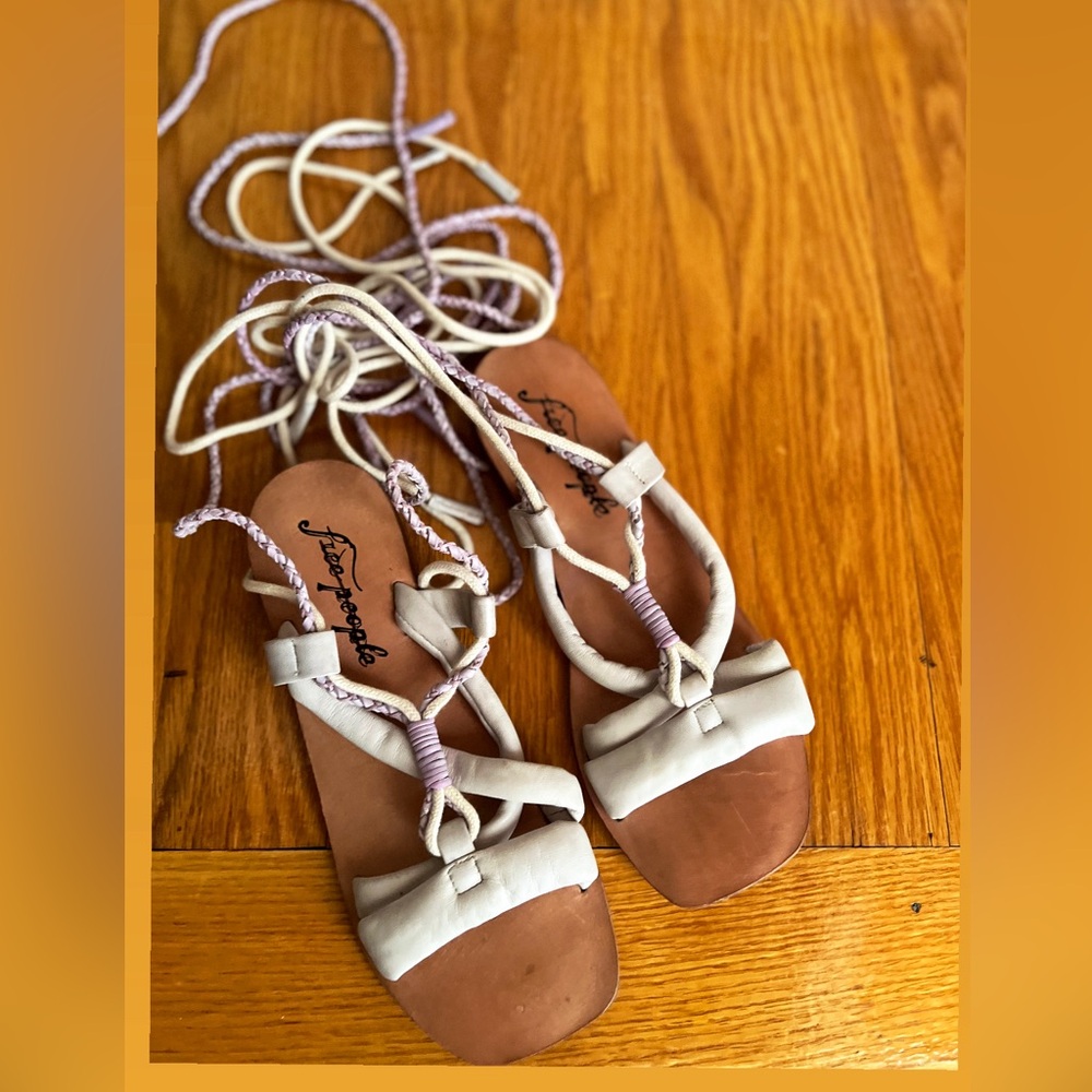 NEW Free People Linden Wrap Sandals, Size 39